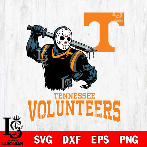 Tennessee Volunteers Jason Voorhees 5 Svg Eps Dxf Png File, Digital Download