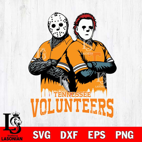 Tennessee Volunteers Jason Voorhees 8 Svg Eps Dxf Png File, Digital Download