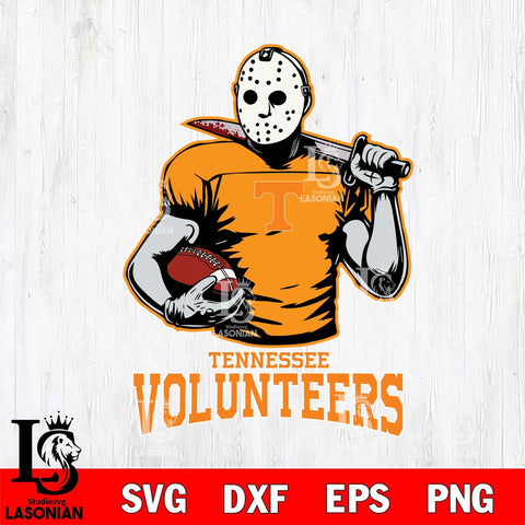 Tennessee Volunteers Jason Voorhees 9 Svg Eps Dxf Png File, Digital Download