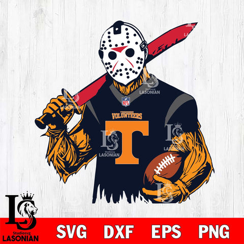 Tennessee Volunteers Jason Voorhees Horror 11 Svg Eps Dxf Png File, NCAA svg, Digital Download, Instant Download