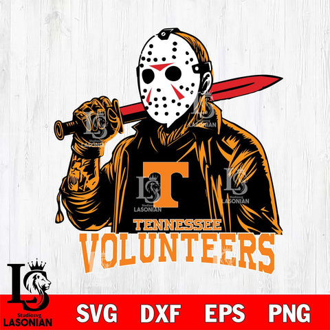 Tennessee Volunteers Jason Voorhees Horror 12 Svg Eps Dxf Png File, NCAA svg, Digital Download, Instant Download