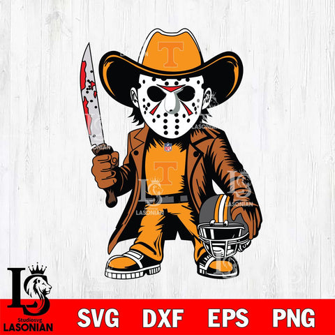 Tennessee Volunteers Jason Voorhees Horror Svg Eps Dxf Png File, NCAA svg, Digital Download, Instant Download