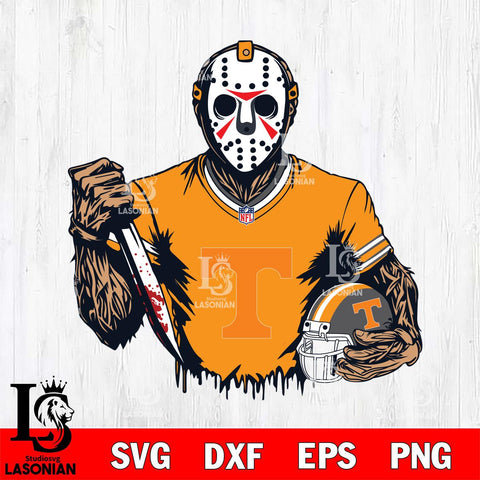 Tennessee Volunteers Jason Voorhees Horror 5 Svg Eps Dxf Png File, NCAA svg, Digital Download, Instant Download