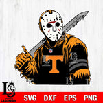 Tennessee Volunteers Jason Voorhees Horror 7 Svg Eps Dxf Png File, NCAA svg, Digital Download, Instant Download