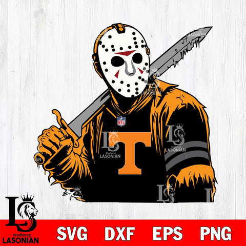 Tennessee Volunteers Jason Voorhees Horror 7 Svg Eps Dxf Png File, NCAA svg, Digital Download, Instant Download