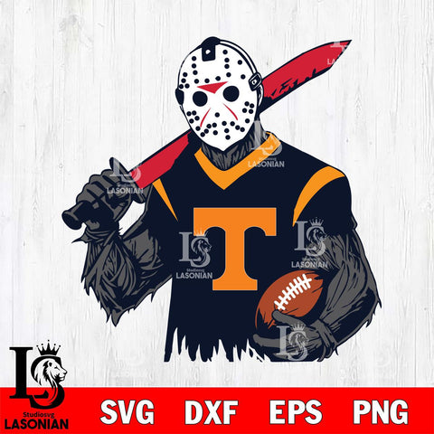 Tennessee Volunteers Jason Voorhees Horror Halloween 2 Svg Eps Dxf Png File, NCAA svg, Digital Download, Instant Download