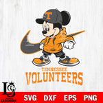 Tennessee Volunteers Mickey Mouse NIKE, Svg Eps Dxf Png File, Digital Download
