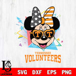 Tennessee Volunteers Minnie Mouse Love Sport SVG DXF EPS PNG FILE, NCAA File Cut,Digital Download,Instant Download