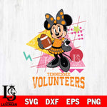 Tennessee Volunteers Minnie Mouse Sport SVG DXF EPS PNG FILE, NCAA File Cut,Digital Download,Instant Download