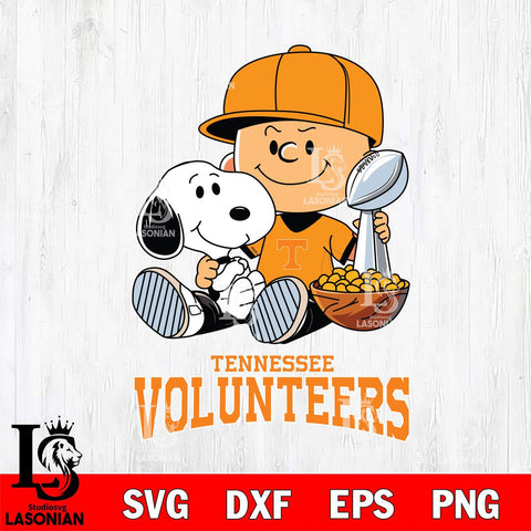 Tennessee Volunteers Peanuts Snoopy Champion football SVG DXF EPS PNG FILE,Snoopy File Cut, NCAA Digital Download,Instant Download,Christmas Silhouette