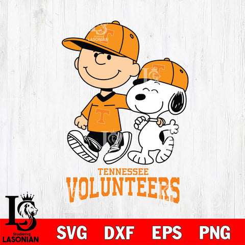 Tennessee Volunteers Peanuts Snoopy Friends SVG DXF EPS PNG FILE,Snoopy File Cut, NCAA Digital Download,Instant Download,Christmas Silhouette