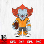 Tennessee Volunteers Pennywise Horror Sport 11 Svg Eps Dxf Png File, Digital Download