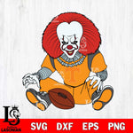 Tennessee Volunteers Pennywise Horror Sport 6 Svg Eps Dxf Png File, Digital Download