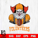 Tennessee Volunteers Pennywise Horror Sport 9 Svg Eps Dxf Png File, Digital Download