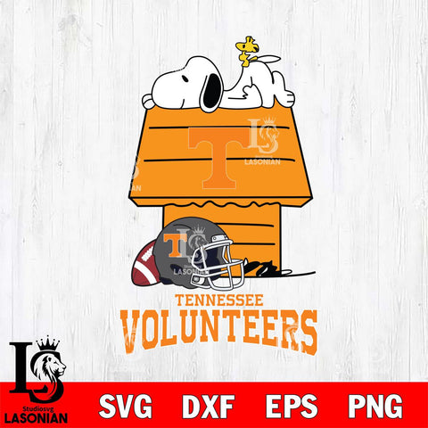 Tennessee Volunteers Snoopy Chill Football SVG DXF EPS PNG FILE,Snoopy File Cut, NCAA Digital Download,Instant Download,Christmas Silhouette