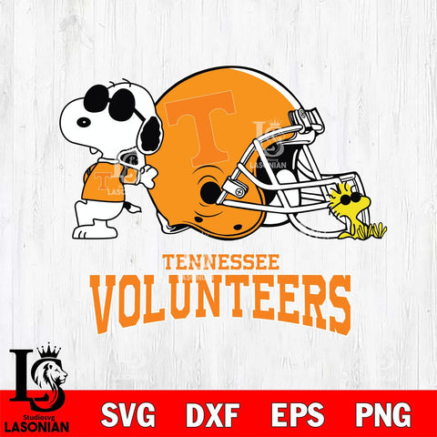 Tennessee Volunteers Snoopy Sport 2 Svg Eps Dxf Png File, Digital Download