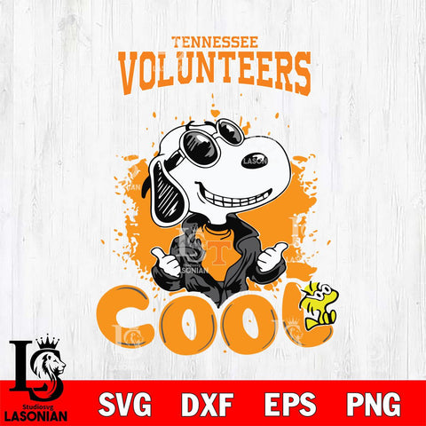 Tennessee Volunteers Snoopy Sport 7 Svg Eps Dxf Png File, Digital Download