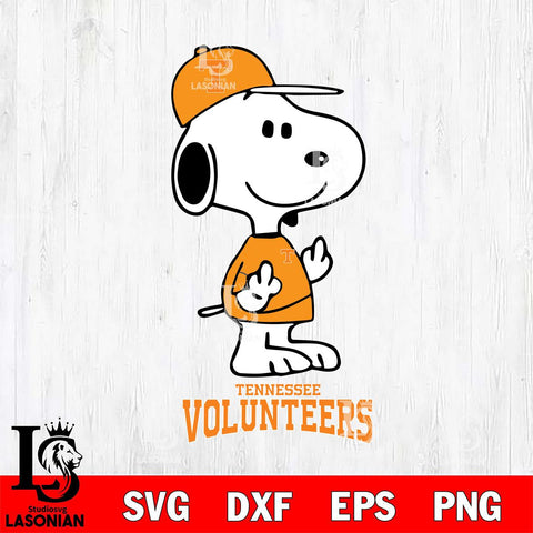 Tennessee Volunteers Snoopy Sport 8 Svg Eps Dxf Png File, Digital Download