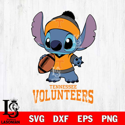 Tennessee Volunteers Stitch Disney, Svg Eps Dxf Png File, Digital Download