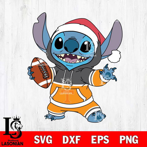 Tennessee Volunteers Stitch Football Christmas File Cut, NCAA SVG DXF EPS PNG FILE, Digital Download , Criucut , Silhouette
