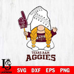 Texas A&M Aggies Gnomes Fan Svg Eps Dxf Png File, Digital Download, Instant Download