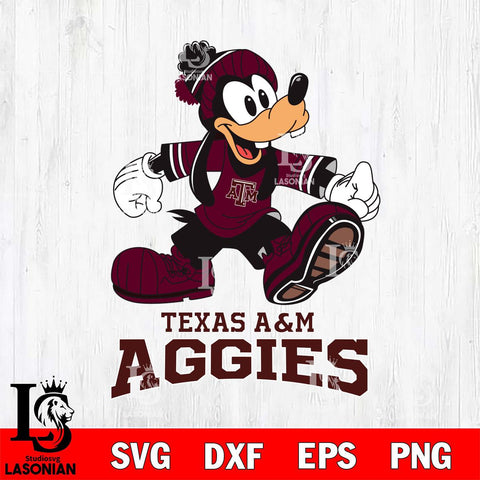 Texas A&M Aggies Goofy Cool Sport SVG DXF EPS PNG FILE,NCAA svg ,Football Digital Download,Instant Download, Silhouette