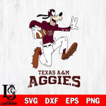 Texas A&M Aggies Goofy rugby Sport SVG DXF EPS PNG FILE,NCAA svg ,Football Digital Download,Instant Download, Silhouette