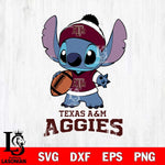 Texas A&M Aggies Stitch Disney, Svg Eps Dxf Png File, Digital Download