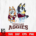 Texas A M Aggies Bluey Chilli Mode Dance Svg Eps Dxf Png File, Digital Download, Instant Download