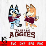 Texas A M Aggies Bluey Chilli Sport Svg Eps Dxf Png File, Digital Download, Instant Download