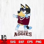 Texas A M Aggies Bluey Dad Dance Svg Eps Dxf Png File, Digital Download, Instant Download