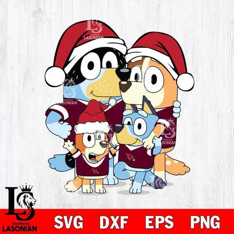 Texas A M Aggies Bluey Family Christmas Svg Eps Dxf Png File, Digital Download, Instant Download