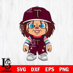 Texas A&M Aggies Chucky Football Horror Halloween Svg Eps Dxf Png File, NCAA bundle svg, Digital Download, Instant Download