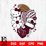 Texas A&M Aggies Hello Kitty NCAA 2 Svg Eps Dxf Png File, Digital Download, Instant Download