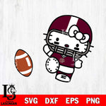 Texas A M Aggies Hello Kitty sport 12 Svg Eps Dxf Png File, NCAA svg, Digital Download, Instant Download