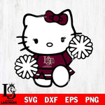 Texas A M Aggies Hello Kitty sport 4 Svg Eps Dxf Png File, NCAA svg, Digital Download, Instant Download
