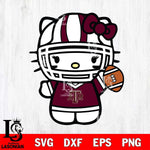 Texas A M Aggies Hello Kitty sport 9 Svg Eps Dxf Png File, NCAA svg, Digital Download, Instant Download