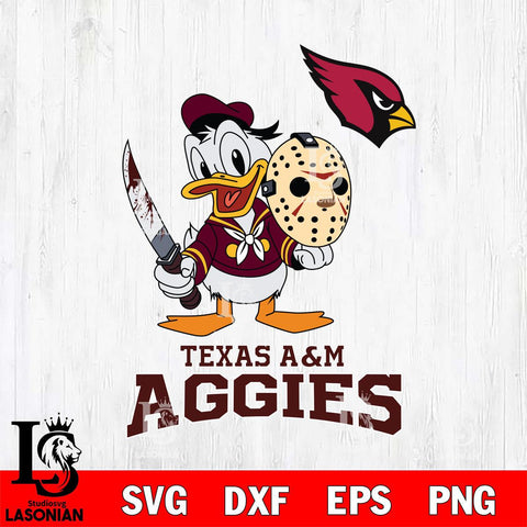 Texas A M Aggies Jason Voorhees 12 Svg Eps Dxf Png File, Digital Download