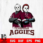 Texas A M Aggies Jason Voorhees 8 Svg Eps Dxf Png File, Digital Download