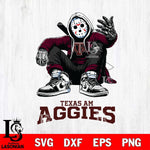 Texas A&M Aggies Jason Voorhees Halloween SVG Svg Eps Dxf Png File, Digital Download, Instant Download