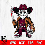 Texas A M Aggies Jason Voorhees Horror Svg Eps Dxf Png File, NCAA svg, Digital Download, Instant Download