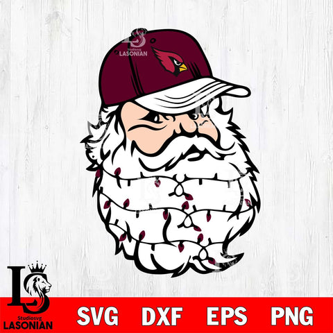 Texas A M Aggies Santa Claus Face Svg dxf eps png pdf file,NCAA svg,Digital Download,Cricut file