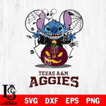 Texas A&M Aggies Stitch Horror Halloween Svg Eps Dxf Png File, Digital Download, Instant Download