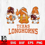 Texas Longhorns 3 Gnomes Football Svg Eps Dxf Png File, Digital Download, Instant Download