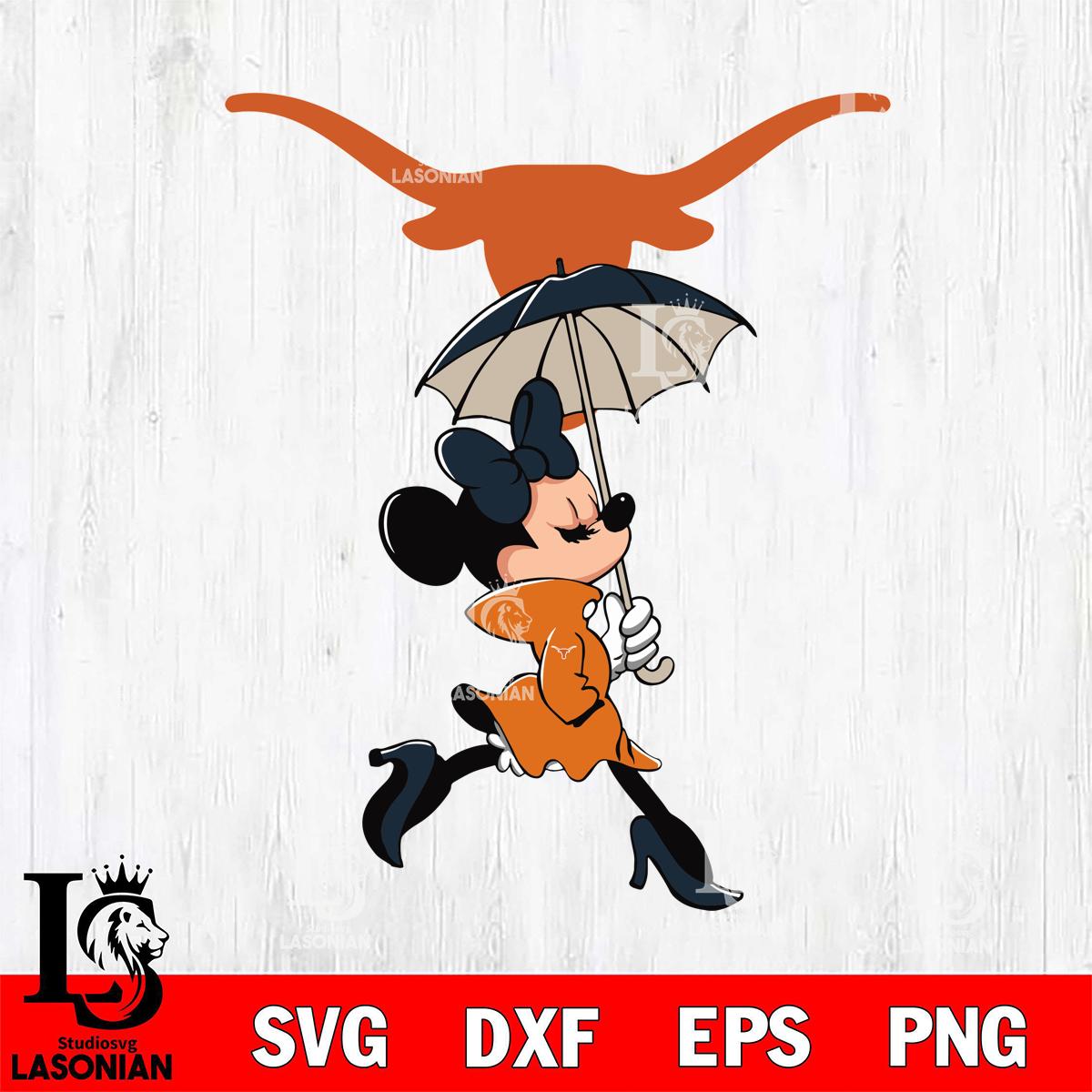 Texas Longhorns Fancy Minnie – lasoniansvg