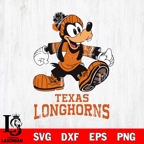 Texas Longhorns Goofy Cool Sport SVG DXF EPS PNG FILE,NCAA svg ,Football Digital Download,Instant Download, Silhouette