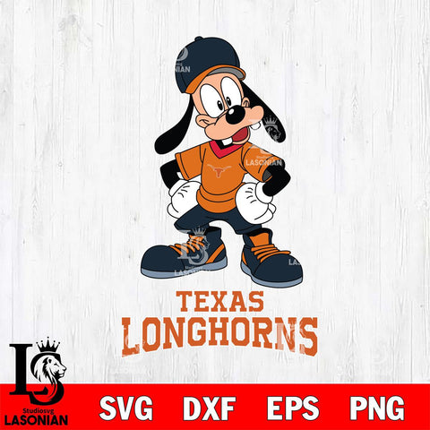 Texas Longhorns Goofy Sport SVG DXF EPS PNG FILE,NCAA svg ,Football Digital Download,Instant Download, Silhouette