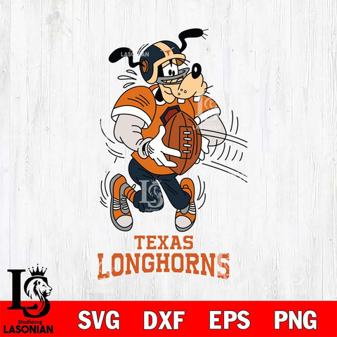 Texas Longhorns Goofy Sport Football SVG DXF EPS PNG FILE,NCAA svg ,Football Digital Download,Instant Download, Silhouette
