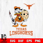 Texas Longhorns Jason Voorhees 12 Svg Eps Dxf Png File, Digital Download