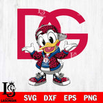 Texas Rangers Dolce And Gabbana Donald Duck Disney Svg Eps Dxf Png File, Digital Download, Instant Download